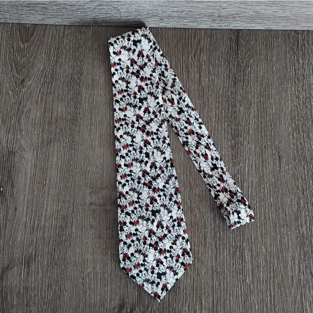 Vintage Mickey Mouse Balancine The Tie Works Disney Necktie